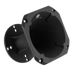 Team CHA4/4 34mm Throat Diameter Aluminum Horn - 90mm Depth (Single)