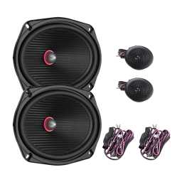 Indy CX69 6x9'' 16.5x23.5cm 4Ohm Component/Coaxial Midrange & Tweeter System 2x80w RMS Pair