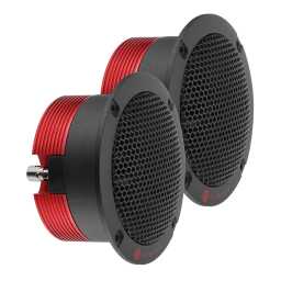 Team TW/Red 8Ohm 130w RMS High Power Compact Neodymium Compression Type Tweeters (Pair)